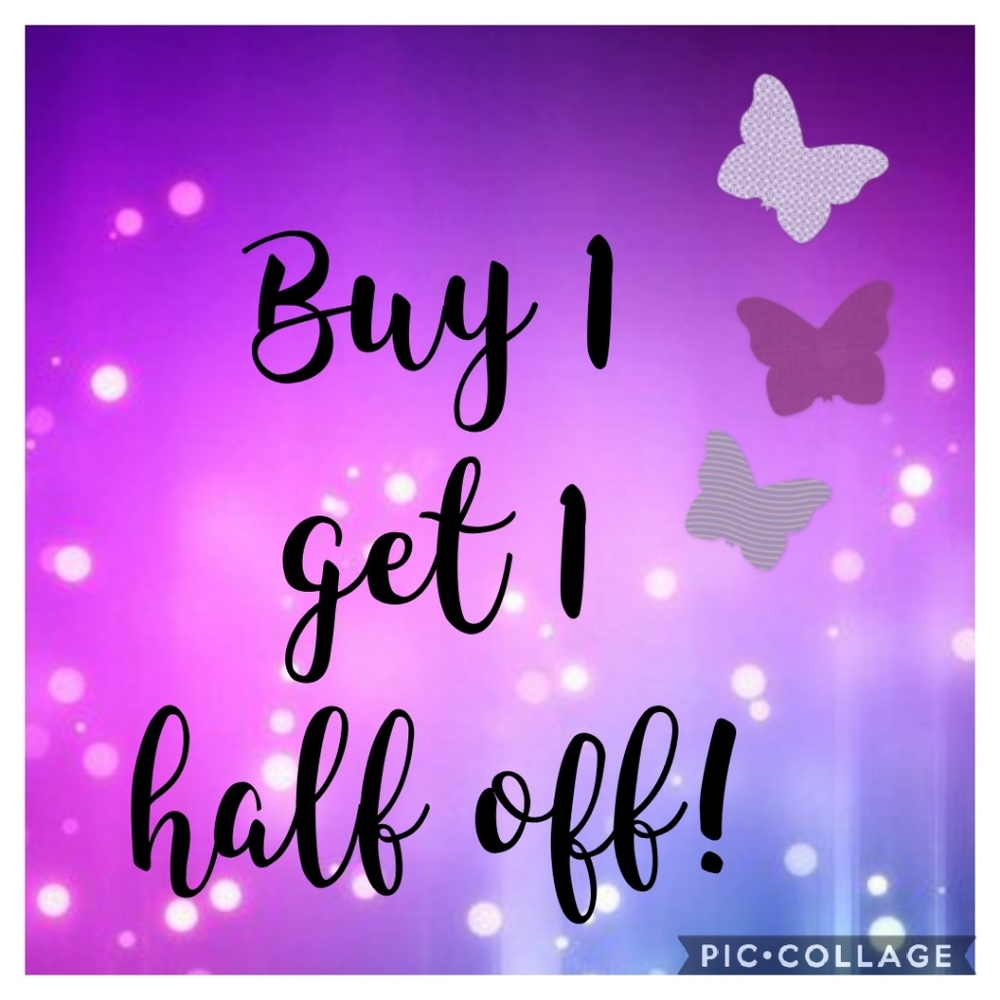 Buy 1 get 1 half off